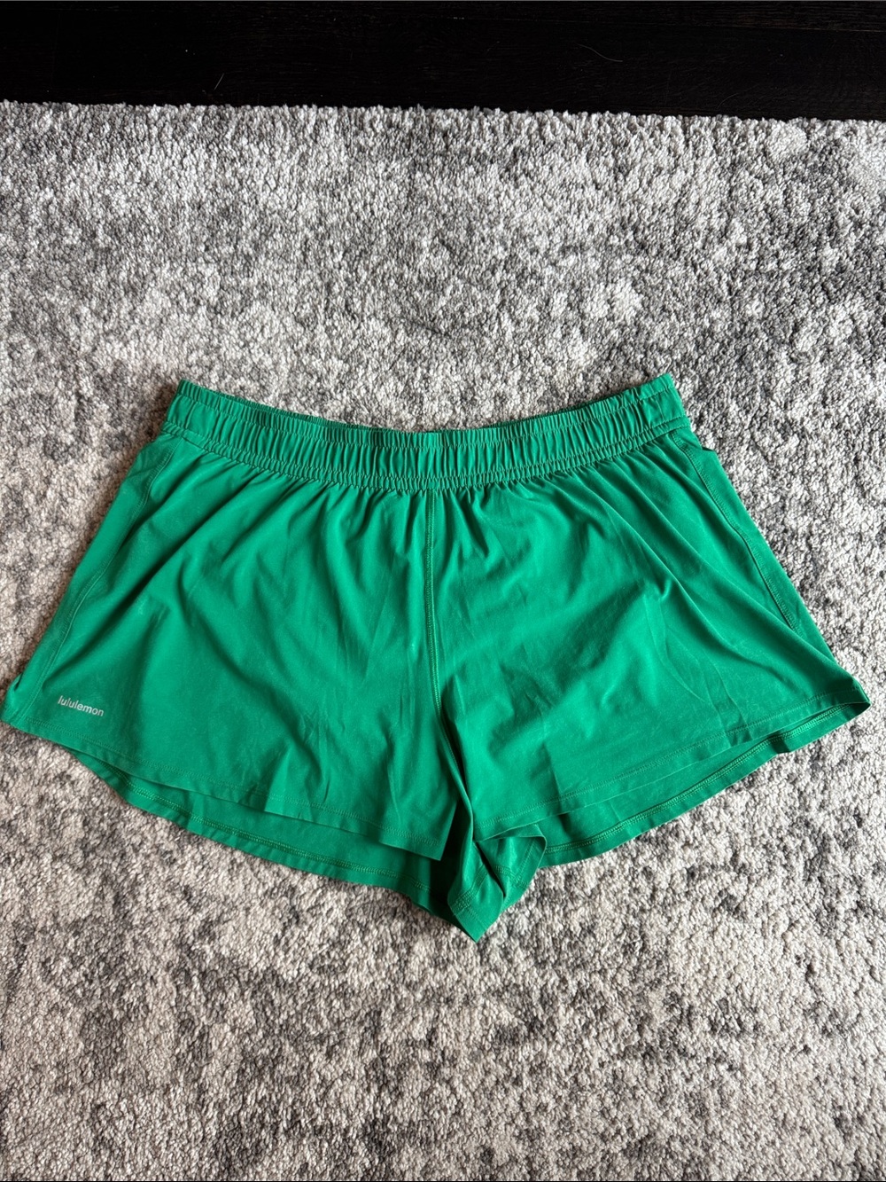 lululemon Pace Crush High-Rise Short 2.5” Raceway Green Athletic Shorts, Size XL